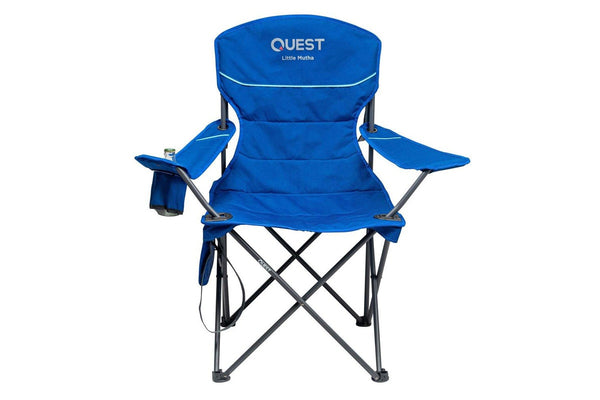 Quest Outdoors Steel Frame Polyester Little Mutha Camp Chair Regal Blue