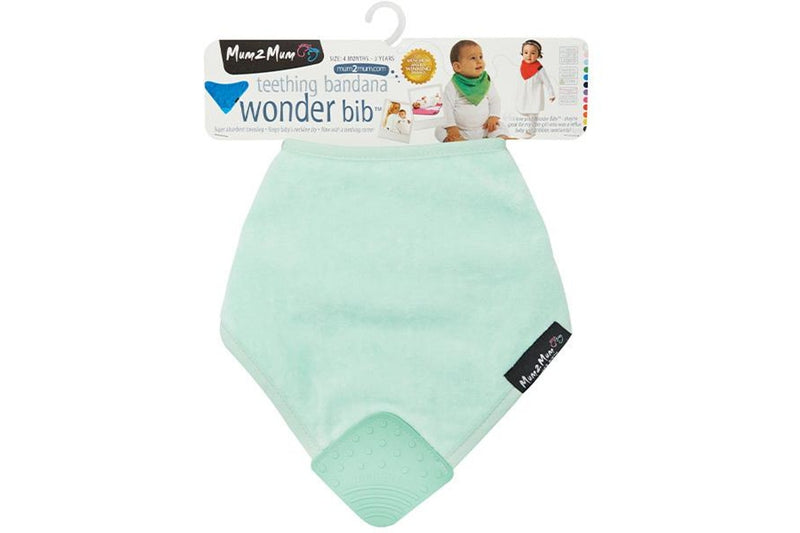 Mum 2 Mum: Teething Bandana Wonder Bib - Mint
