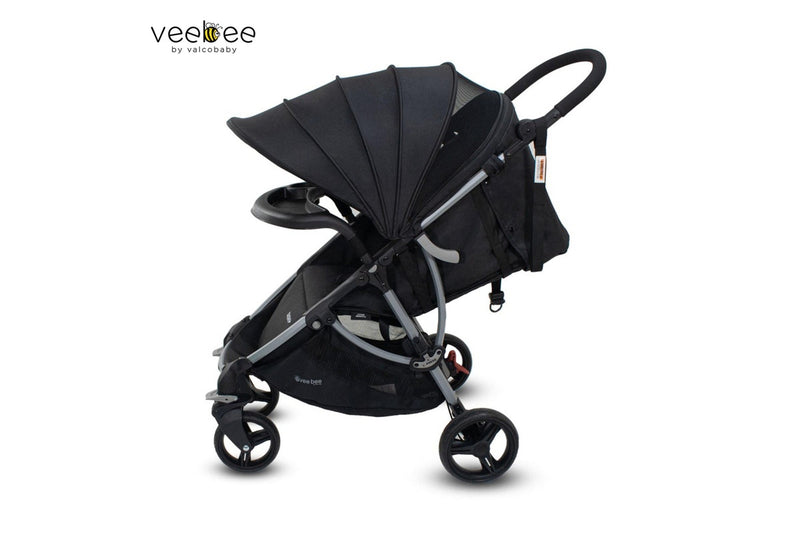 Veebee Dash Stroller with Snack Tray - Moon Shadow