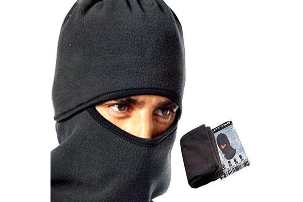 THERMAL Fleece BALACLAVA Beanie Ski Face Mask Hat Neck Motorbike Snowboard - Grey