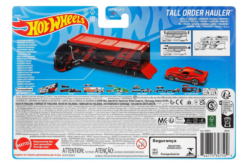 Hot Wheels: Super Rigs - Tall Order Hauler (Red)