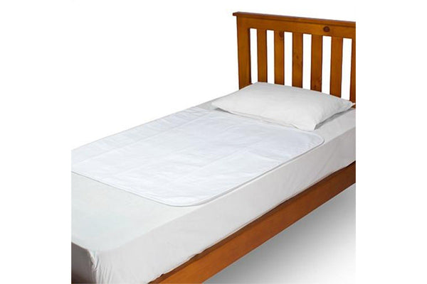 Brolly Sheets: Bed Pad without Wings - White