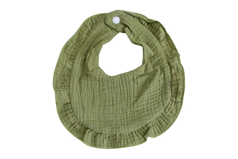 2x LVD Cotton Infant Baby Toddler Drool Feeding Bibs Waterfall 35x21cm Assorted