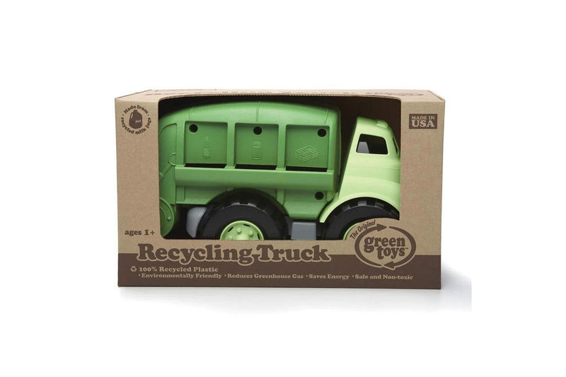 Green Toys Recycling Truck Kids Childrens Toy Moving Vehicle Playset 1+