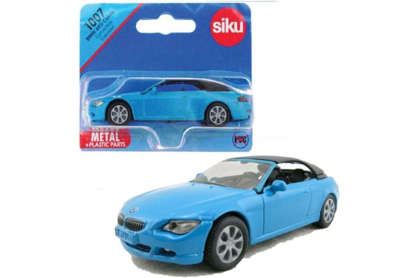 3x Siku Diecast BMW 645i Cabriolet Kids Children Fun Play Vehicle Toy Blue 3y+