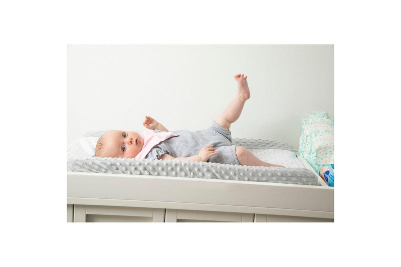 Spotty Giraffe The ChangeOver Baby Infant Portable Change Pad Cover Grey Trim