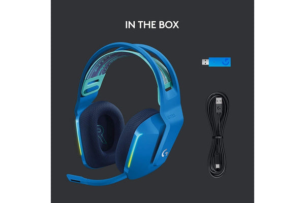 Logitech G733 LIGHTSPEED Wireless RGB Gaming Headset - Blue