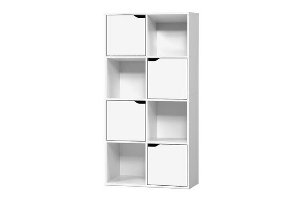 Artiss Bookshelf 8 Cube Shlef - DANA White