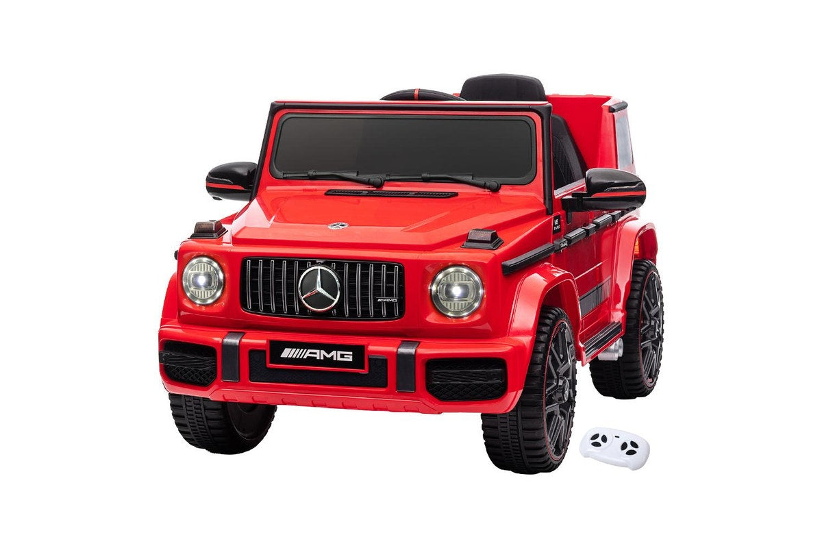 Kids Electric Ride On Car Mercedes-Benz Licensed AMG G63 Toy Cars Remote Red