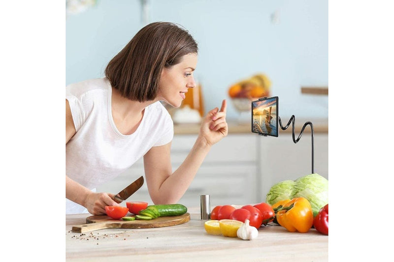 Flexible Gooseneck Phone Holder - Black