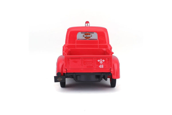 Maisto 1:24 Harley Davidson 1948 Ford F1 pick Up & 36 Knucklehead Model Car 8y+