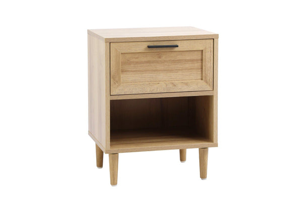 Oikiture Bedside Table Natural