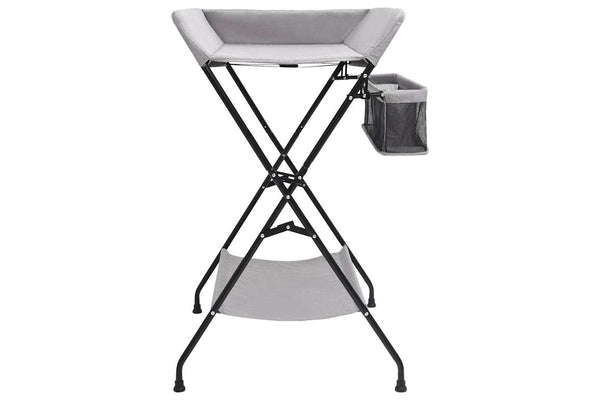Changing Table Light Grey Iron vidaXL
