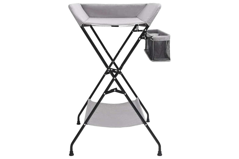 Changing Table Light Grey Iron vidaXL