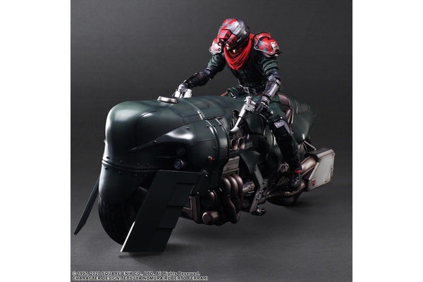 Final Fantasy VII Remake: Bike Guard & Bike - Play Arts Kai Figure Set