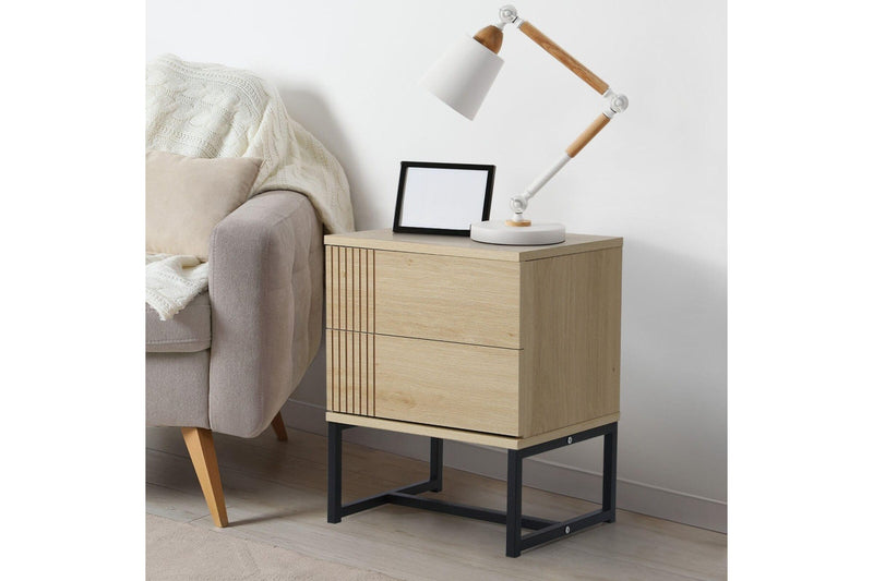 Oikiture Set of 2 Bedside Tables