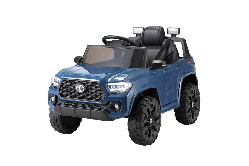 Kids Electric Ride On Car Toyota Tacoma Off Road Jeep Toy Cars Remote 12V Blue