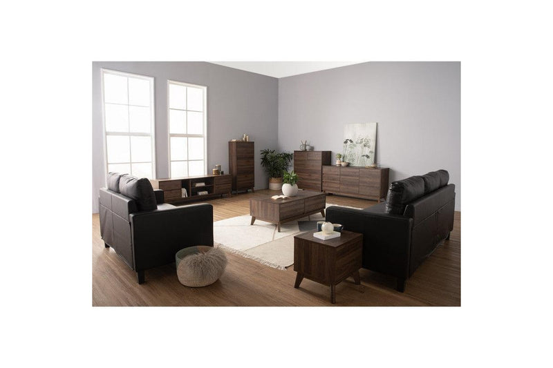 Hirado Bedside Table Cocoa Bedside Tables