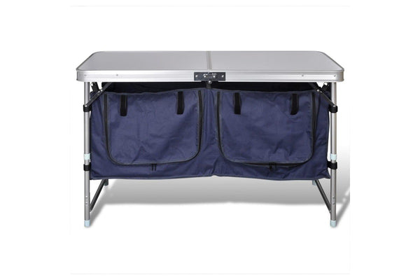 Foldable Camping Cupboard with Aluminium Frame vidaXL