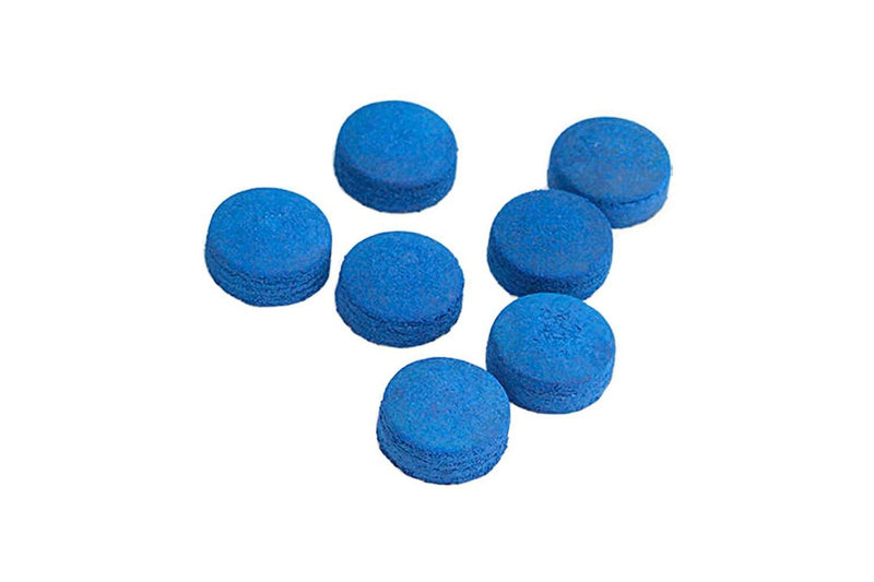 24pc Formula Sports Diamond Pro Tip Glue On Snooker Cue Tips Accessory 10mm Blue