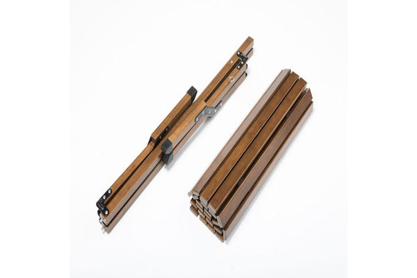 93Cm Foldable Bamboo Outdoor Camping Table Waterproof Wood Wooden Travel Large Camping Tables