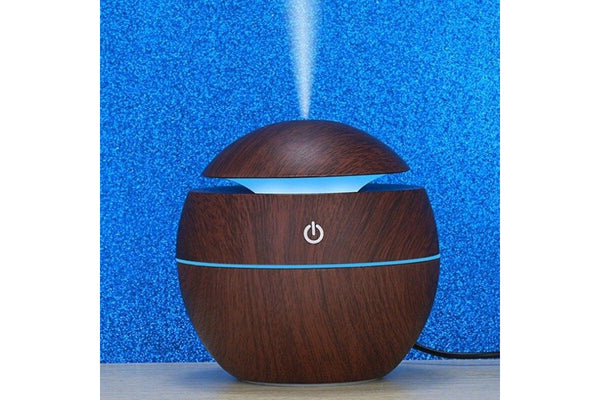 Home Use Round Air Diffuser Office Led Night Light Mute Ultrasonic Humidifier 2 Humidifiers