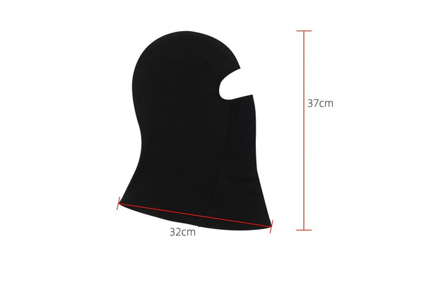Fleece Lined Ski Mask - Black