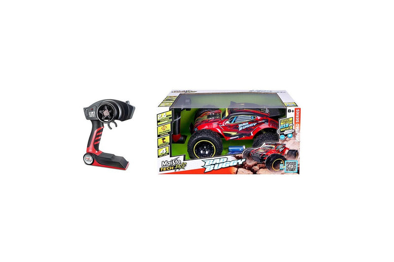 Maisto Tech 1:43 Red RC Bad Buggy Rechargeable Off Road Kids Remote Control Toy