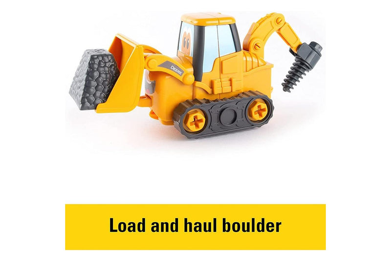 John Deere Kids Children Build-A-Buddy Vehicle Building Toy Backhoe Loader 3y+