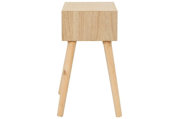 Bedside Table With A Drawer 44X30x58.5 Cm Solid Pinewood Bedside Tables