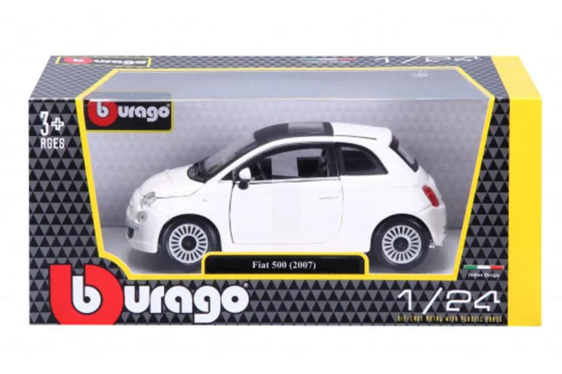 Bburago: 1:24 Scale Diecast Vehicle - Fiat 500 (Assorted Colours)