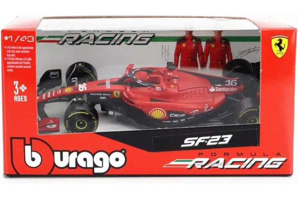 Bburago: 1:43 Diecast Vehicle - Ferrari Racing (SF23 #16 Charles Leclerc)