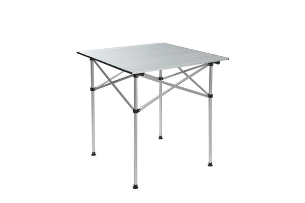 Weisshorn Folding Camping Table 70CM Roll Up Outdoor Picnic BBQ Aluminium Desk