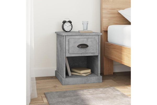 Bedside Cabinet Concrete Grey 39x39x47.5 cm Engineered Wood vidaXL