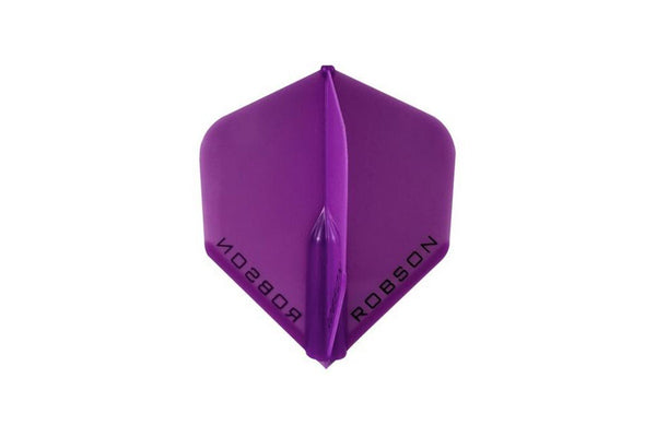 6pc Robson Plus Dart Flights Standard Wing Replacement Accessory Set Violet