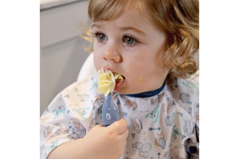 Bibado: Highchair Coverall Bib with Short Sleeves - Desert Hide and Seek