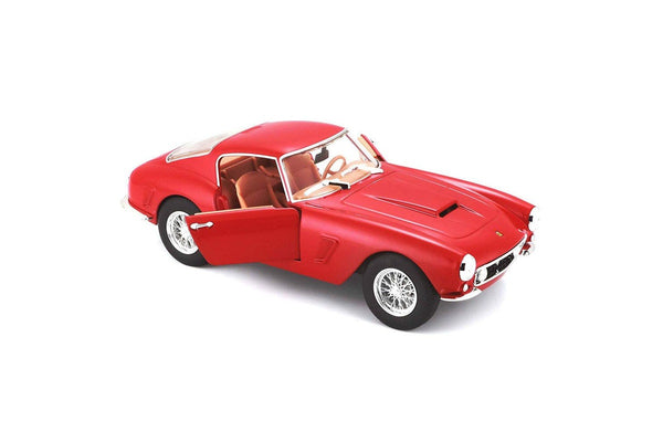Bburago 1:24 Ferrari Race & Play 250 GT Berlinetta Passo Corto Diecast Toy Red