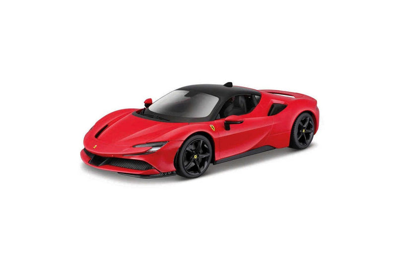 Bburago 1:18 Scale Ferrari SF90 Stradale Model Car Vehicle Kit Kids Toy 3y+ Red