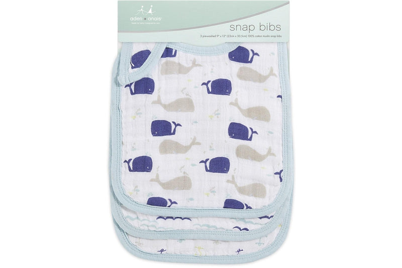 Aden + Anais: Classic Snap Bib Set - High Seas (3 Pack)