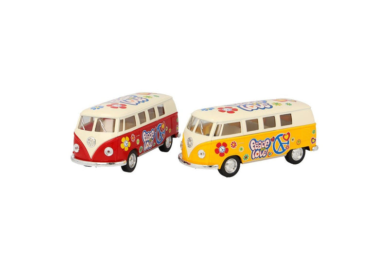 Transport Microbus Model 13cm Mini Classic Bus Car Play Toys Kids Assorted 3y+