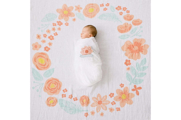 Pearhead: Watch Me Grow Photo Blanket - Floral