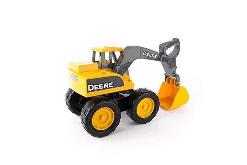 John Deere 38cm Kids Scoop Excavator Construction Truck Toys Yellow 3y+