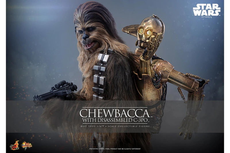 Star Wars: EP5: Chewbacca w/Disassembled C-3PO - 14" Action Figure