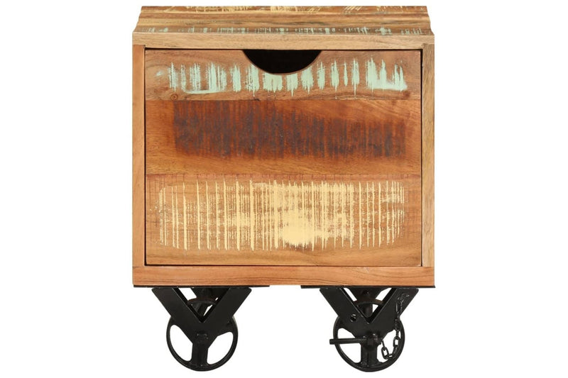 Side Table 40x40x45 cm Solid Reclaimed Wood vidaXL