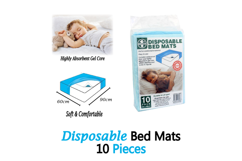 Ozstock 10Pk Waterproof Mattress Protect Disposable Mat Kids Child Toilet Training 60x90cm