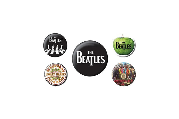 The Beatles Badge Set (Pack of 5) (Multicoloured) (One Size)