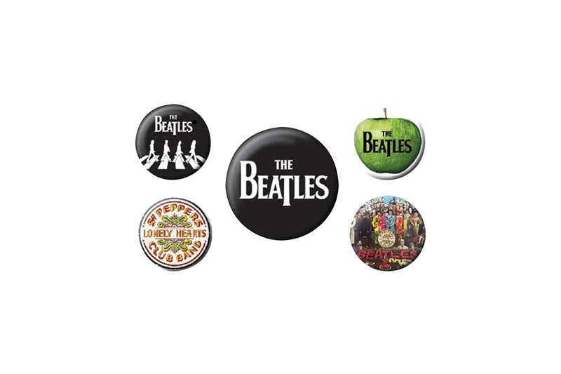 The Beatles Badge Set (Pack of 5) (Multicoloured) (One Size)