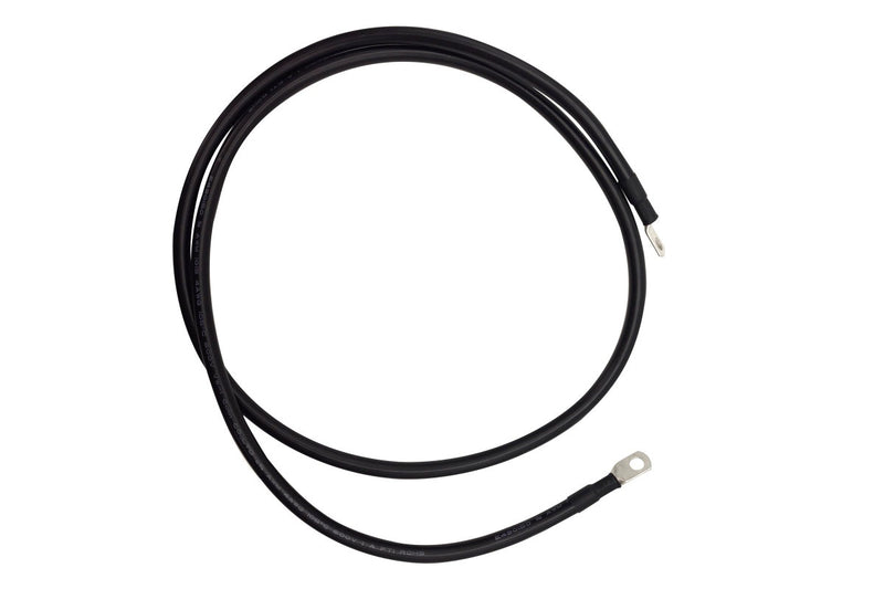 1.5m 4AWG Connector Cable Power Wire Black M8 Lug On Both Ends Superior Corrosion Resistance Inverter Car RV Marine