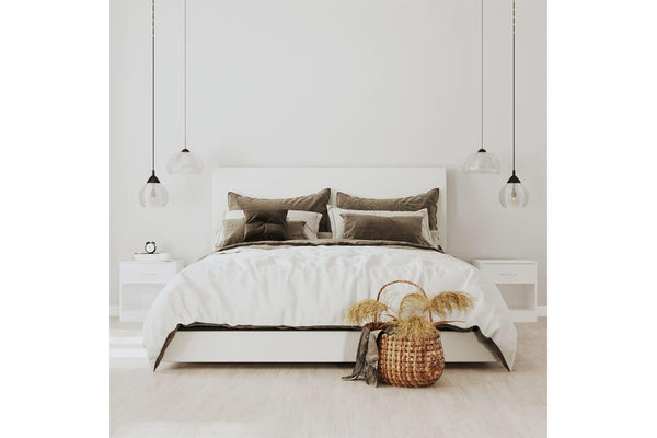 Bedside Cabinets 2 Pcs With Drawer High Gloss White Bedside Tables