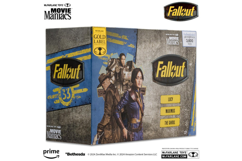 Fallout: Lucy & Maximus & The Ghoul - 6" Action Figure Set (3 pack)